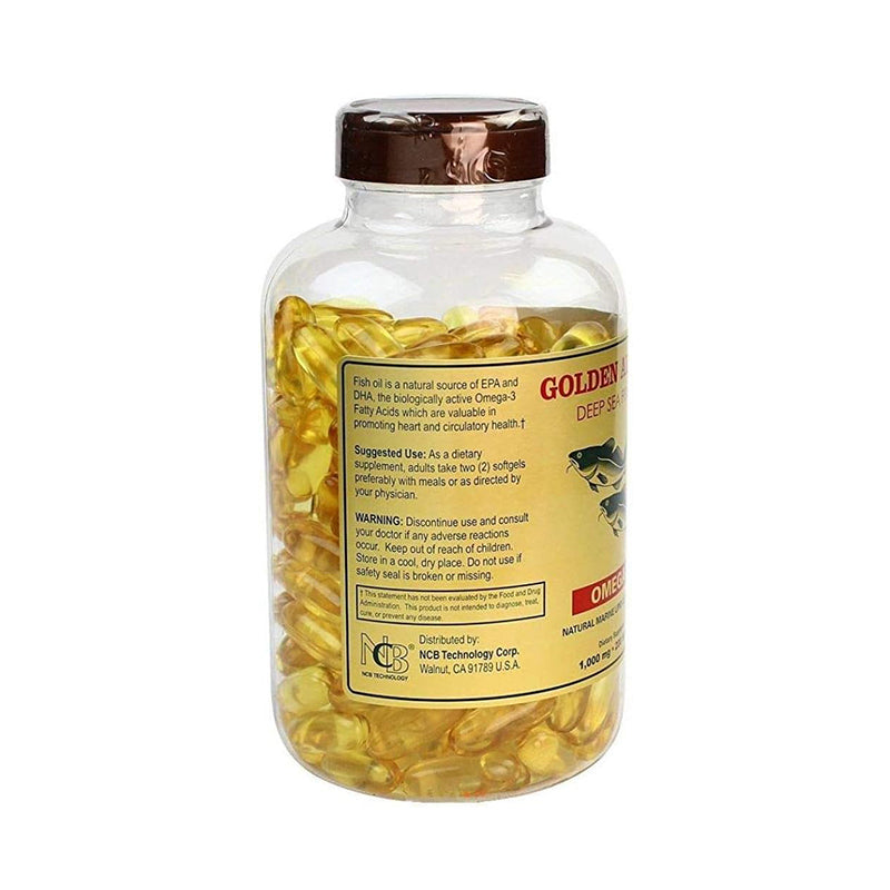 Golden Alaska Deep Sea Fish Oil (200 Softgels / 1000 Mg)