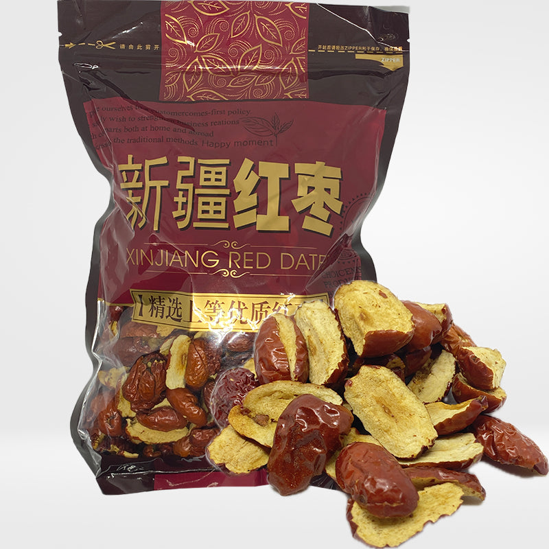 Dried Jujube-Chinese Date-Premium 100% Natural-slice-16 oz