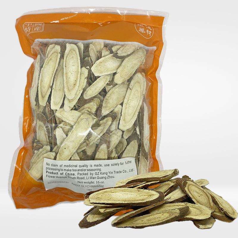 Dried Liqorice Sliced (Gan Cao Pian) 16oz