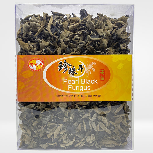 Dried Pearl Black Fungus 16 oz