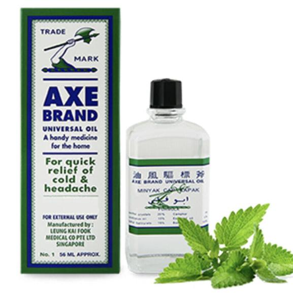 Axe Brand Medicated Oil (Muscle, Joint, and Backache Pain Relief) (1.89 fl oz/ 56 ml) (1 Bottle) (Solstice)