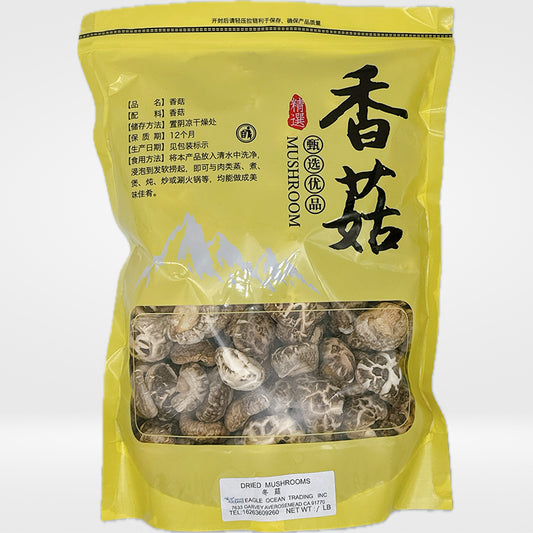 Dried Mushrooms  3-5cm 16 oz